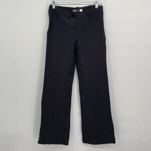Betabrand Black Boot-Cut Classic Dress Pant Yoga Pants Medium Petite